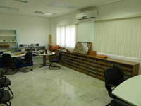 Sala de pesquisa e de material didático