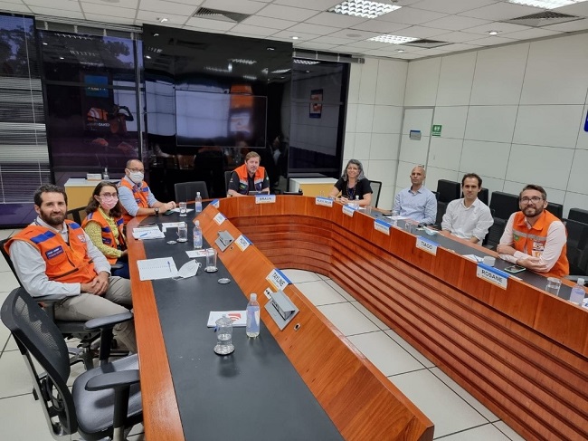 Equipe do Servio Geolgico do Brasil  recebida pela diretoria do CENAD