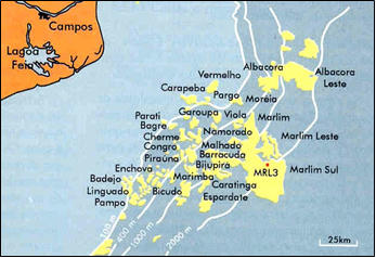 Figura Bacia de Campos(Fonte: Taioli, 2000)